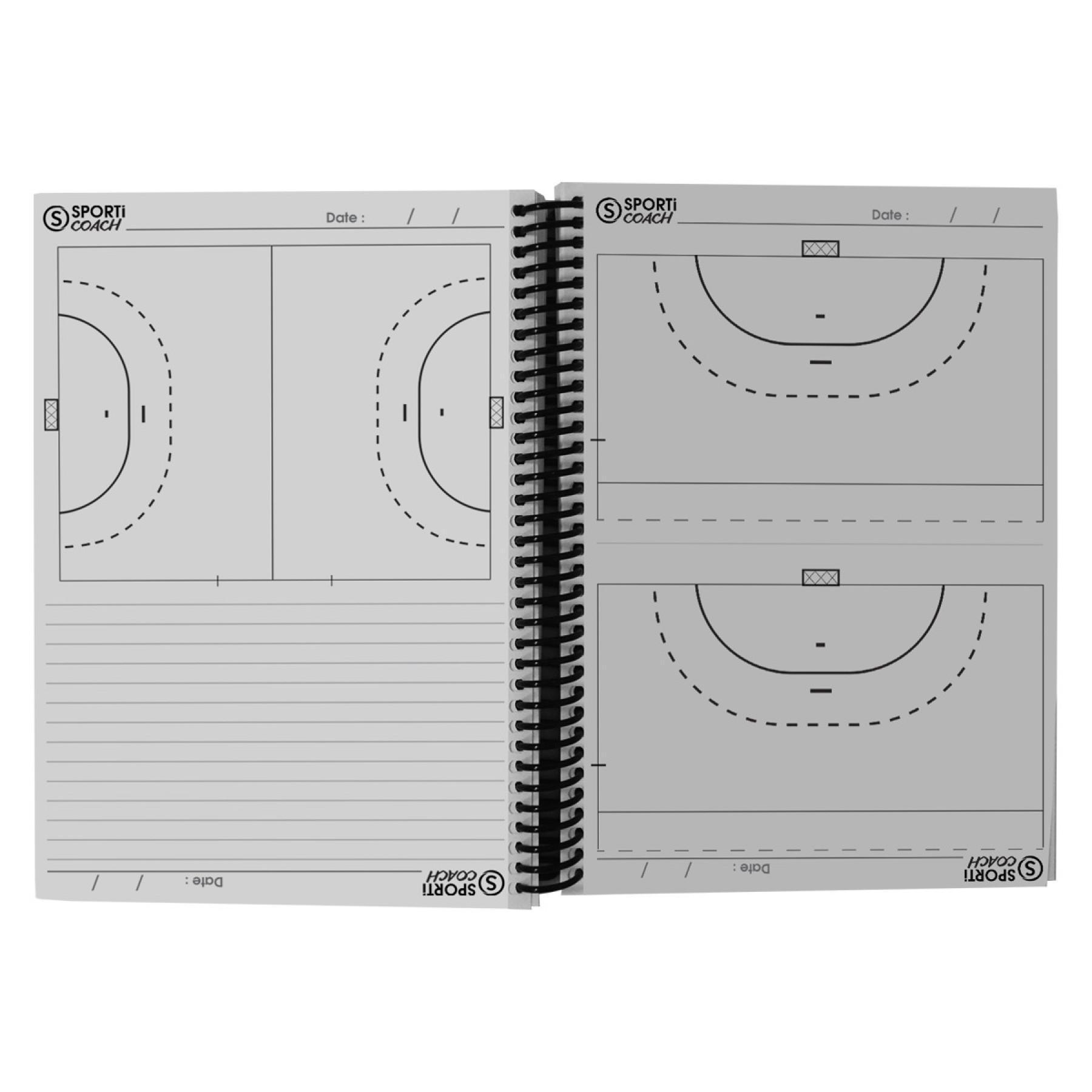 Spiraalvormig notitieboekje voor voetbalcoach A5 Sporti France