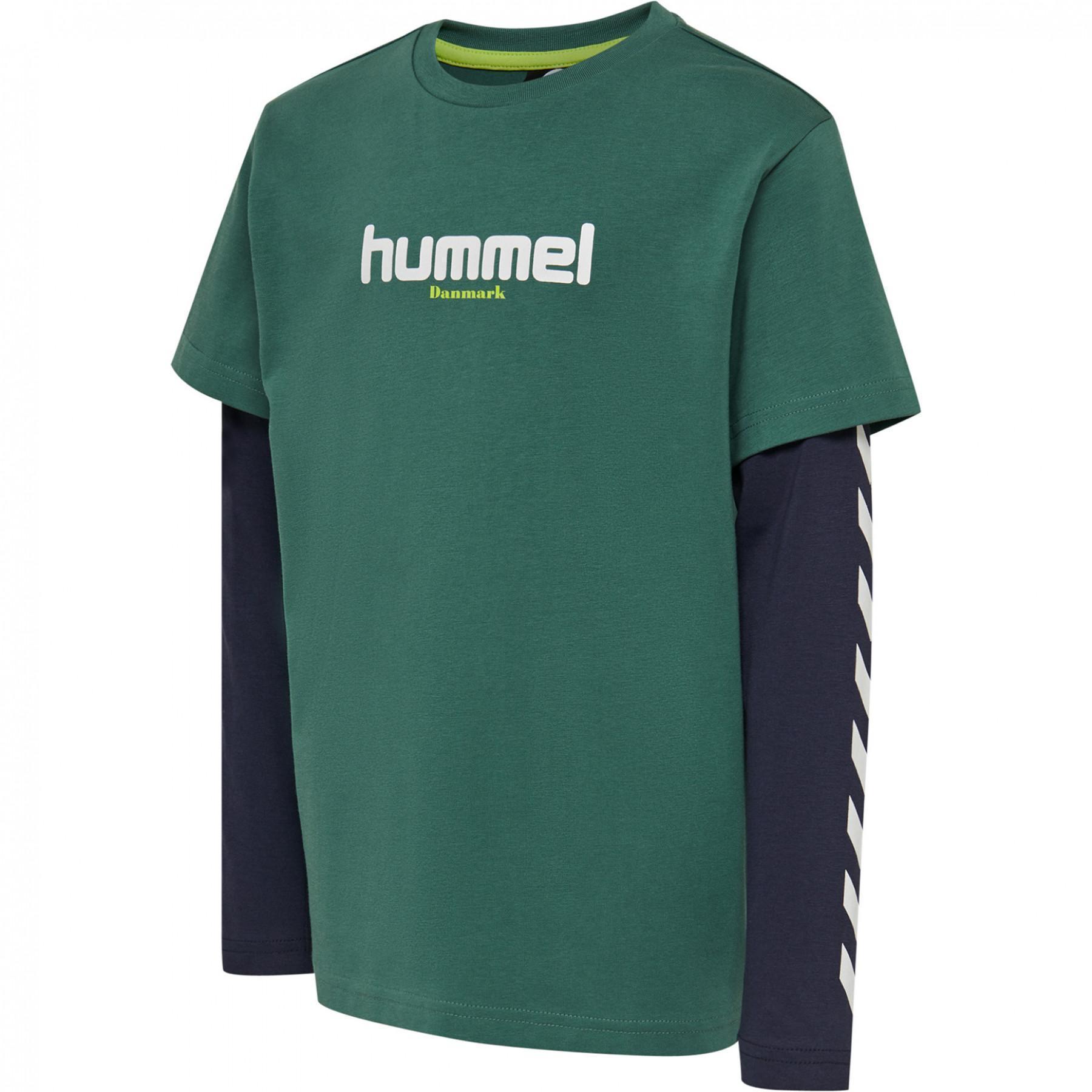 T-shirt lange mouwen kind Hummel hmlhikaro