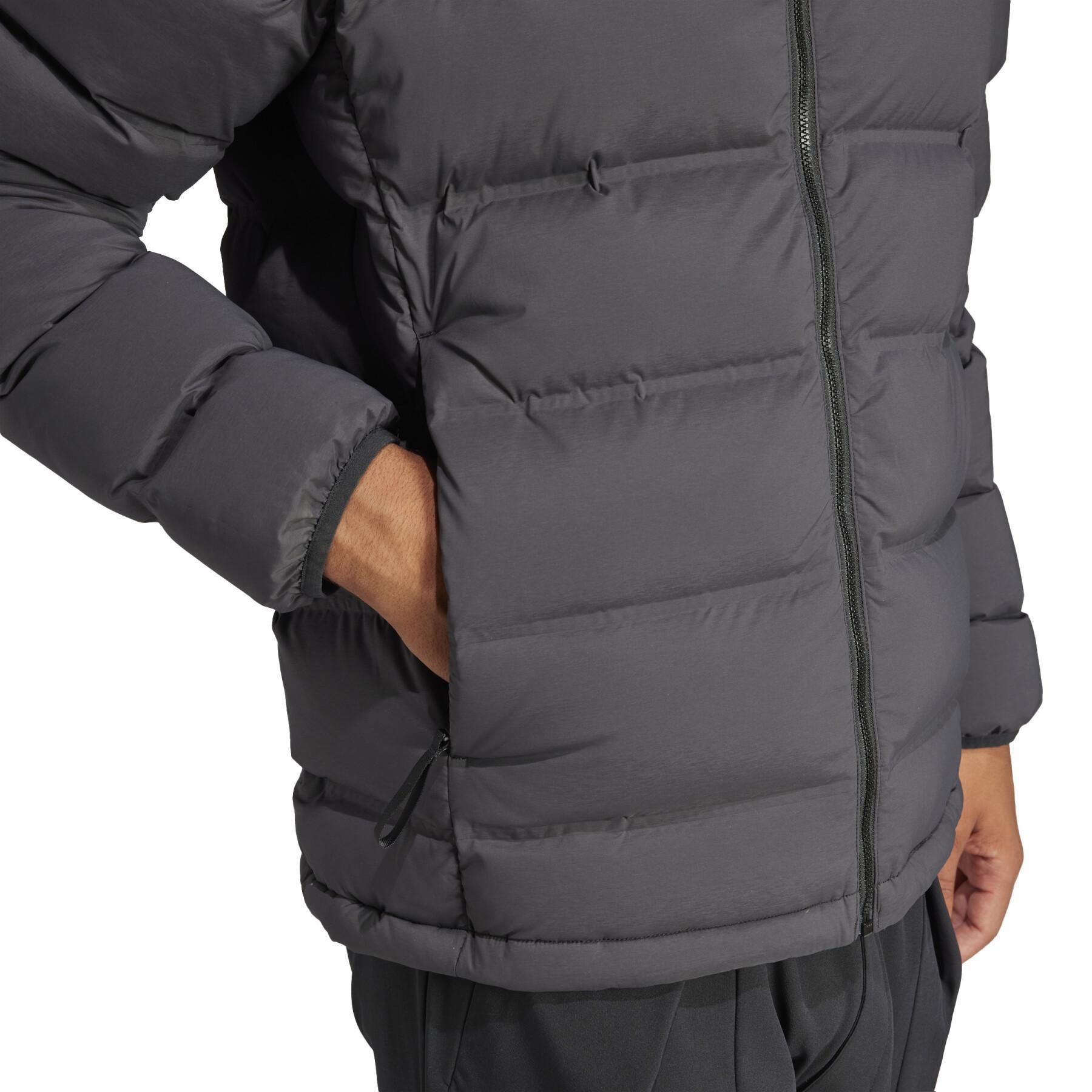 Hooded jacket adidas Helionic Stretch