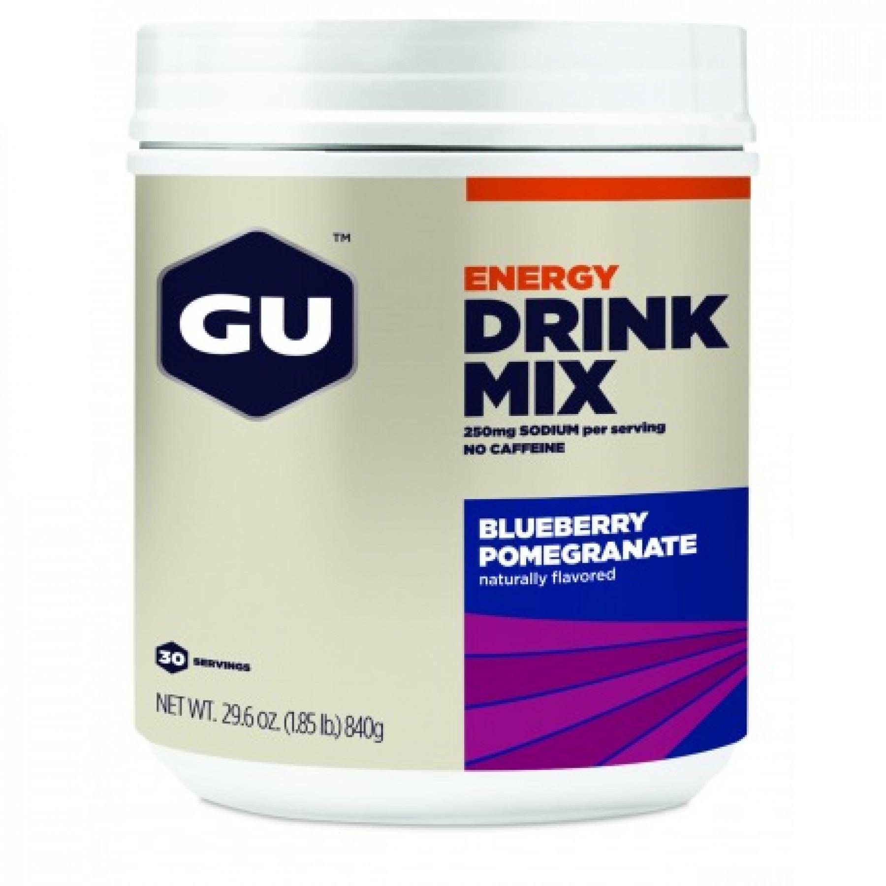 Oefendrankje Gu Energy Drink mix myrtille/grenade (840g)