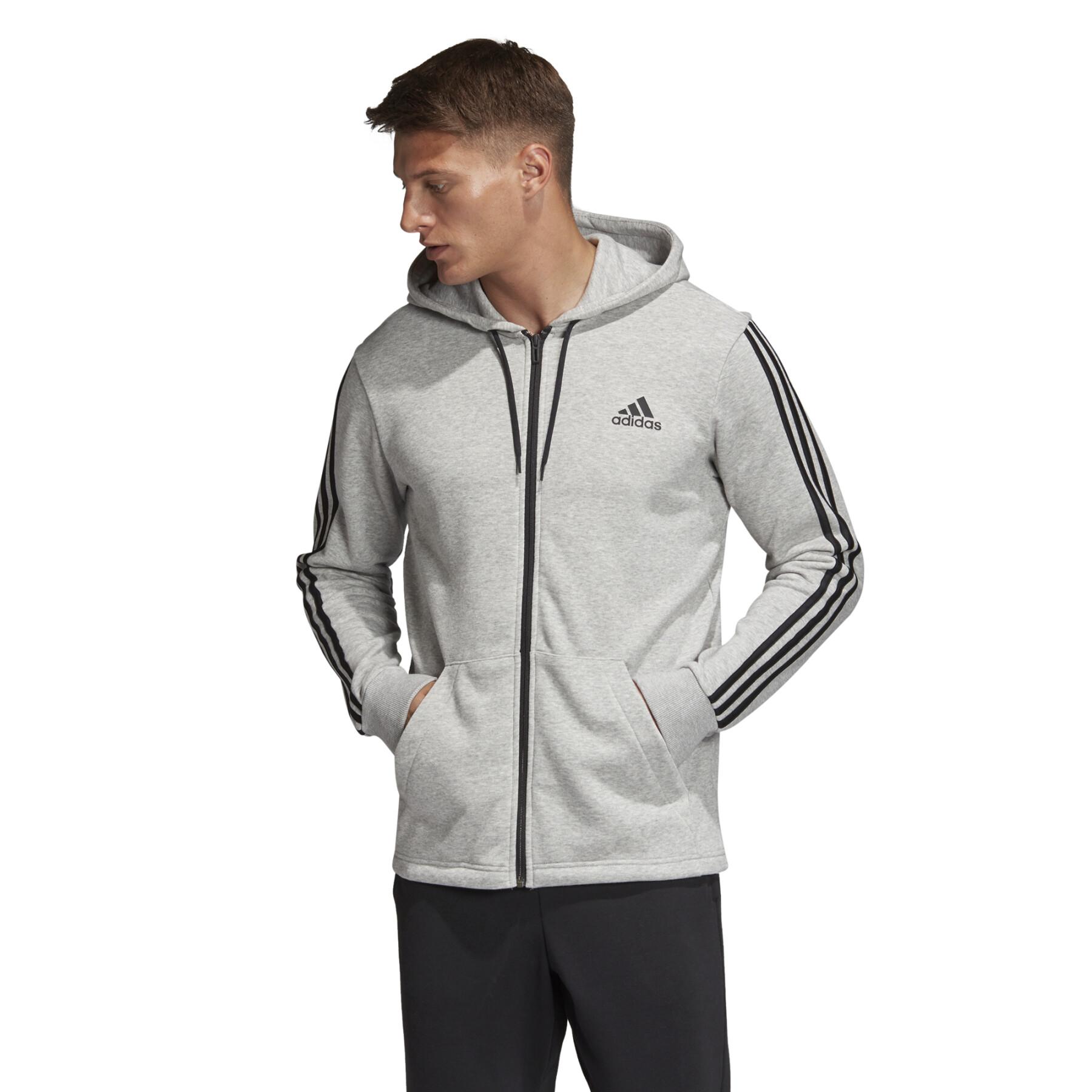Jas met capuchon adidas Must Haves 3-Stripes French Terry