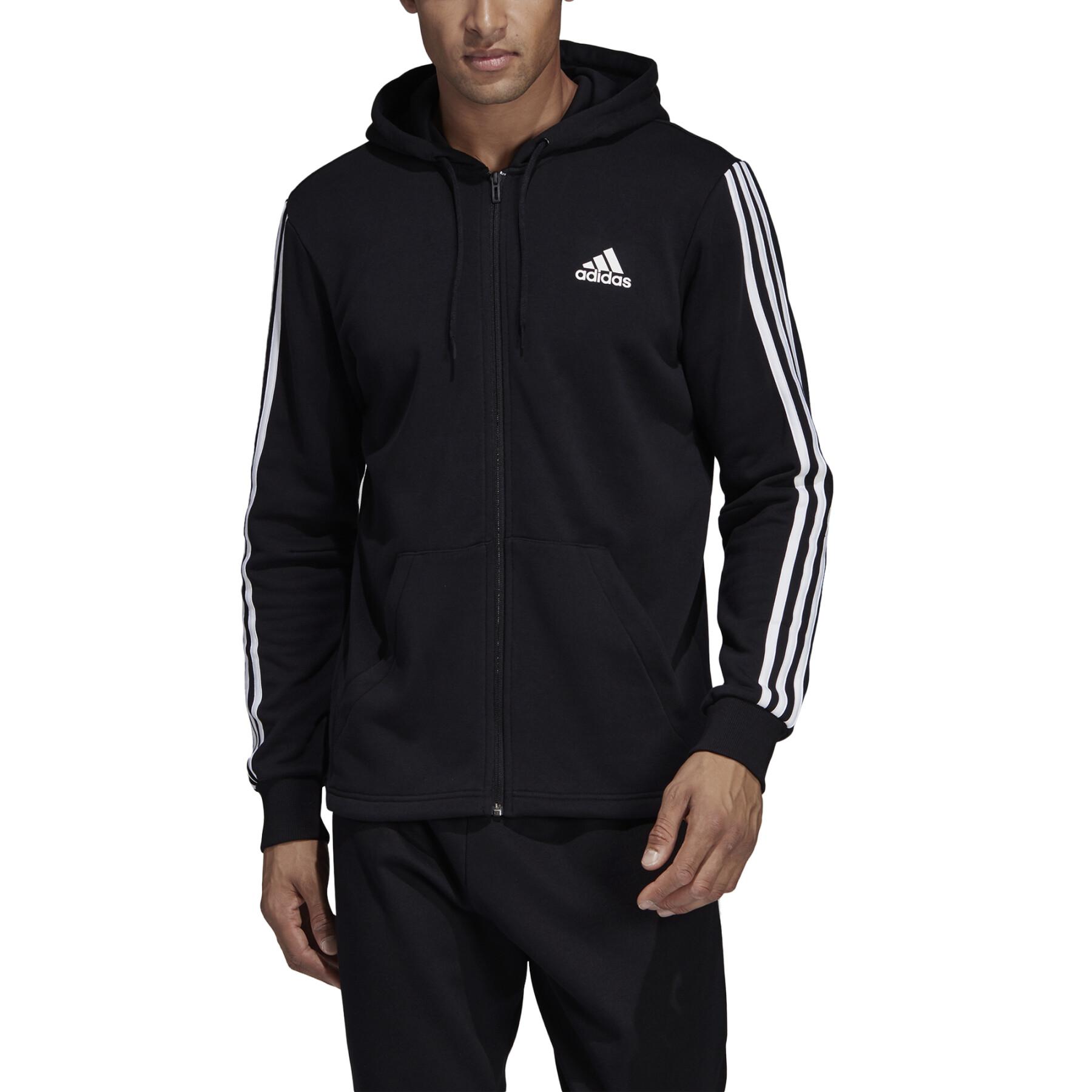 Jas met capuchon adidas Must Haves 3-Stripes French Terry