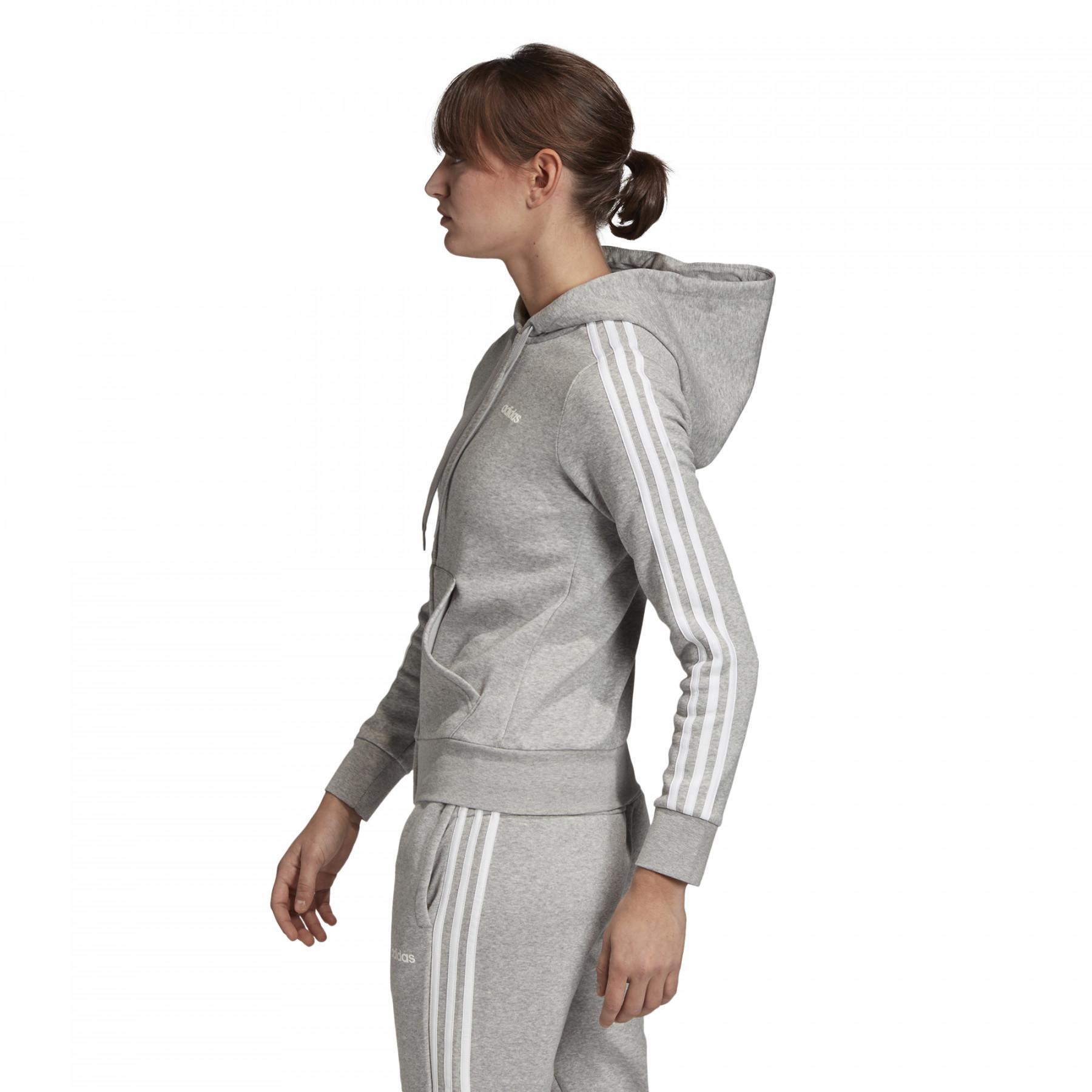 Damesjack met kap adidas Essentials 3-Stripes Fleece