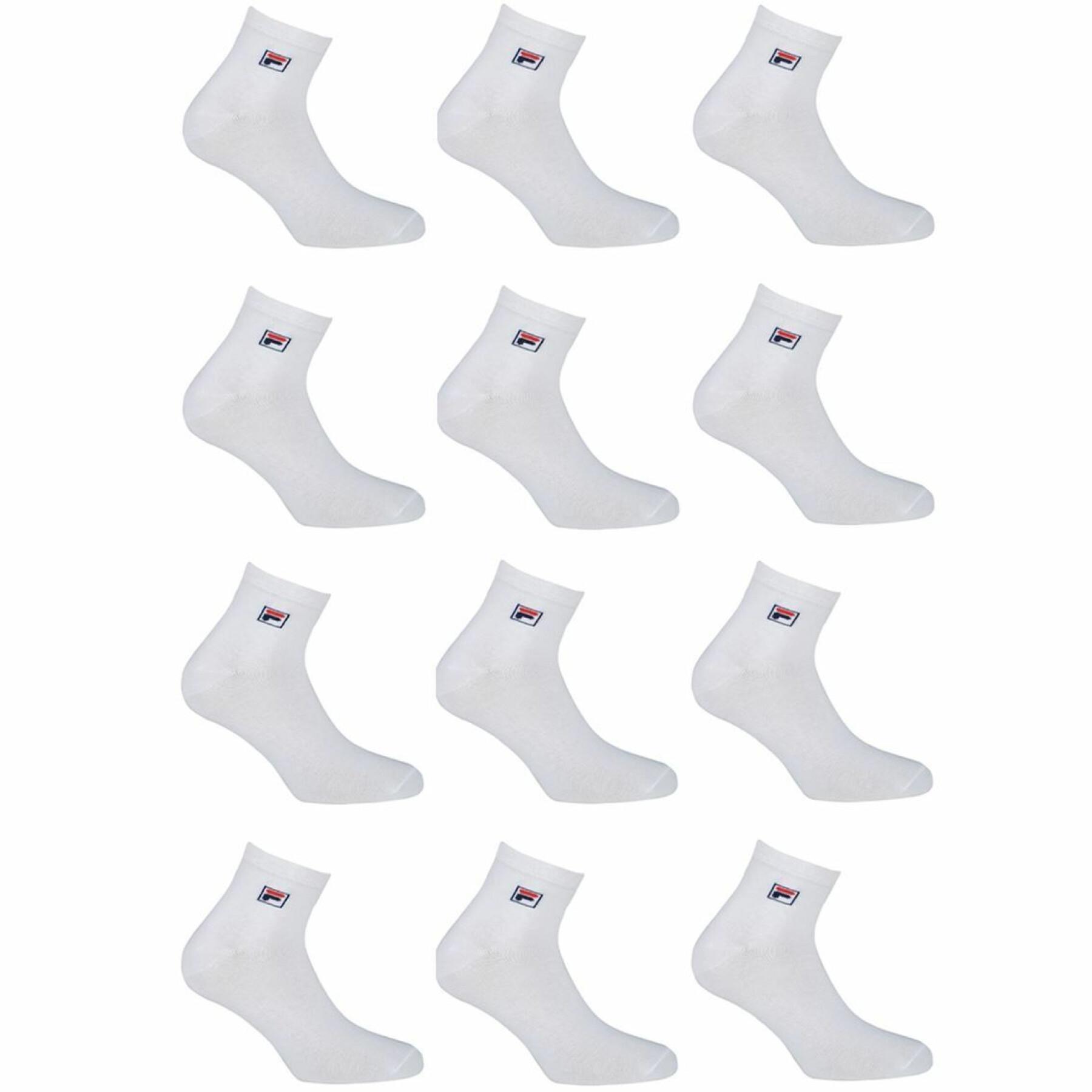 Set van 12 paar sokken Fila Lowcuts