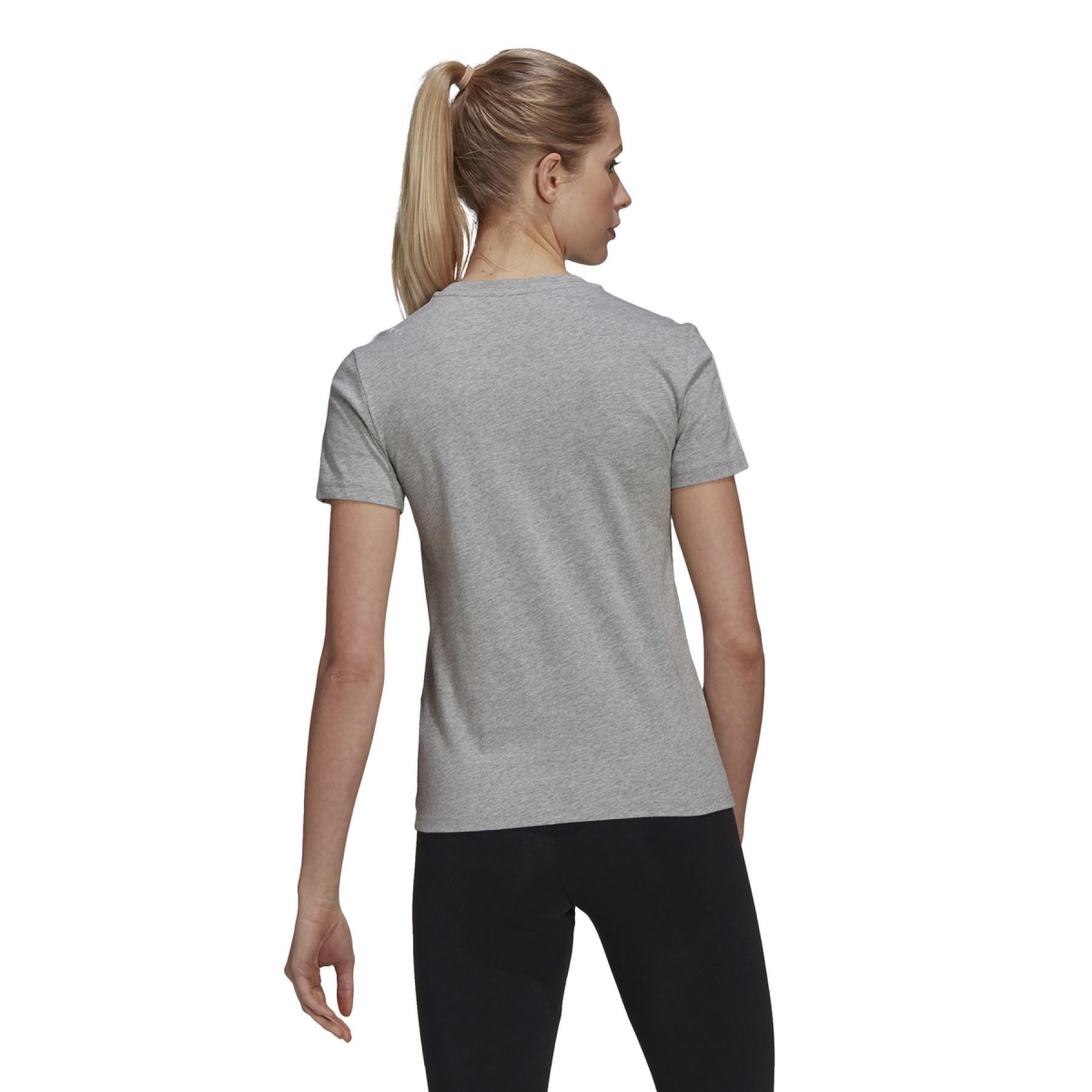 Dames-T-shirt adidas Essentials Slim 3-Bandes