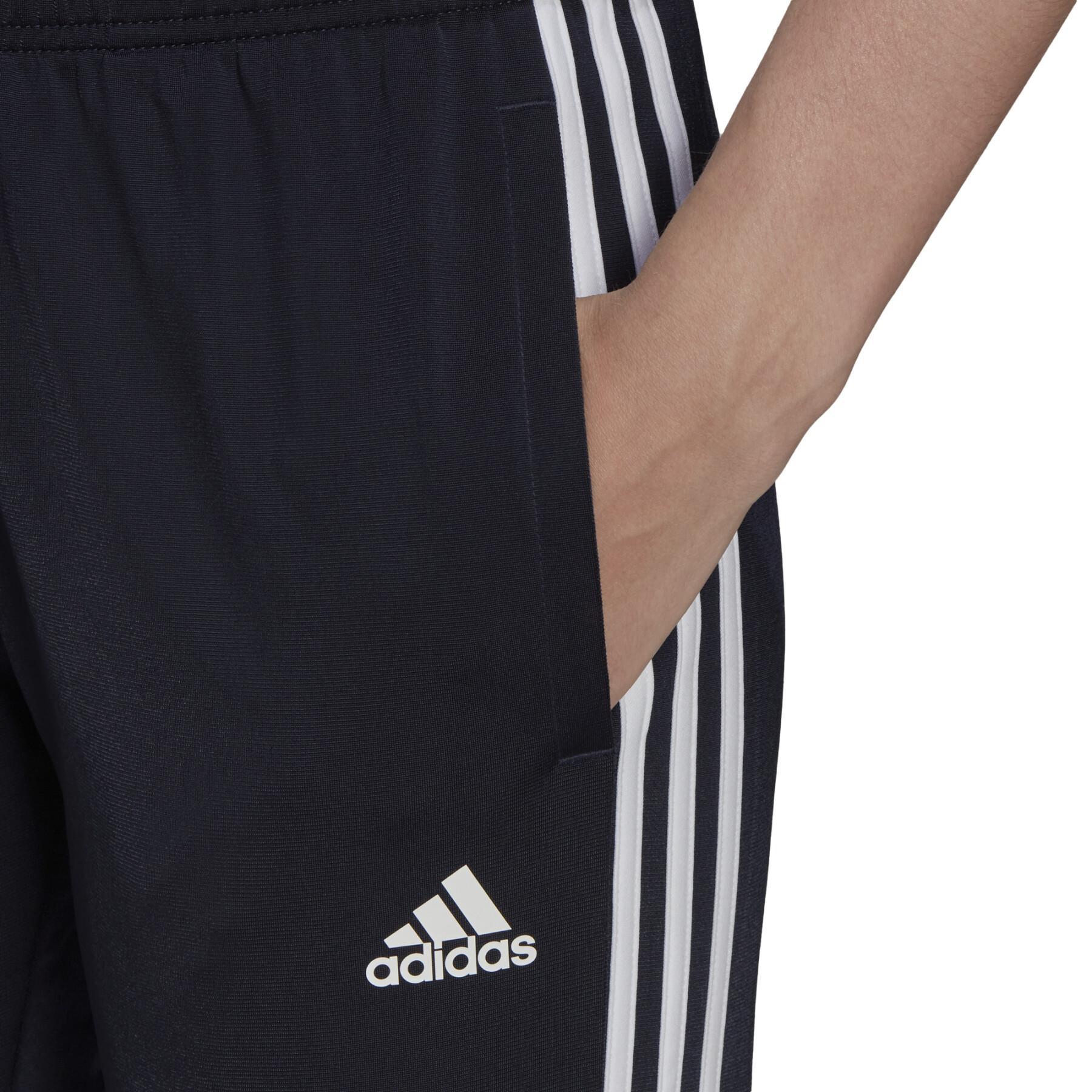 Damesbroek adidas Primegreen Essentials Warm-Up Slim Tapered 3-Stripes