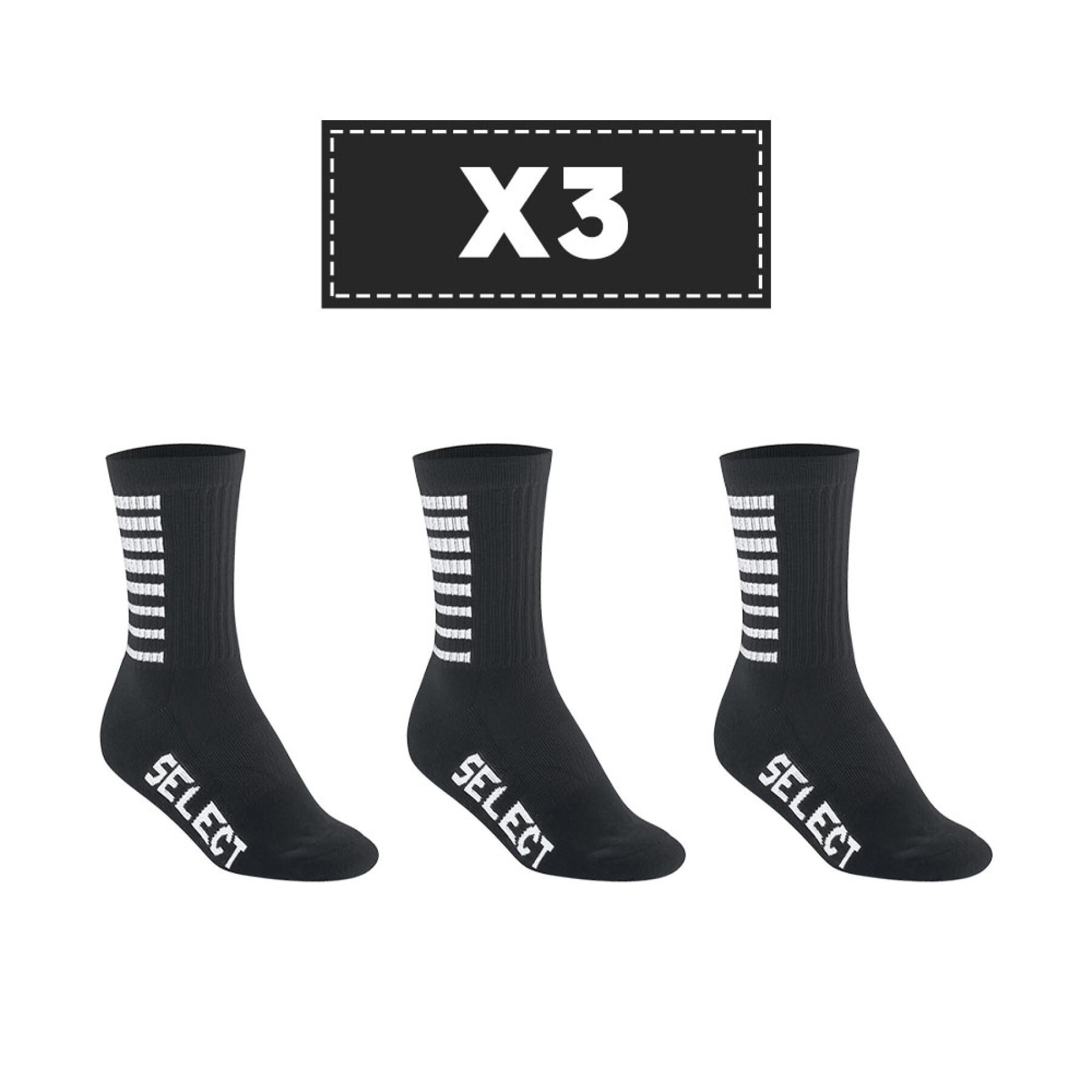 Set van 3 paar sokken Select Basic