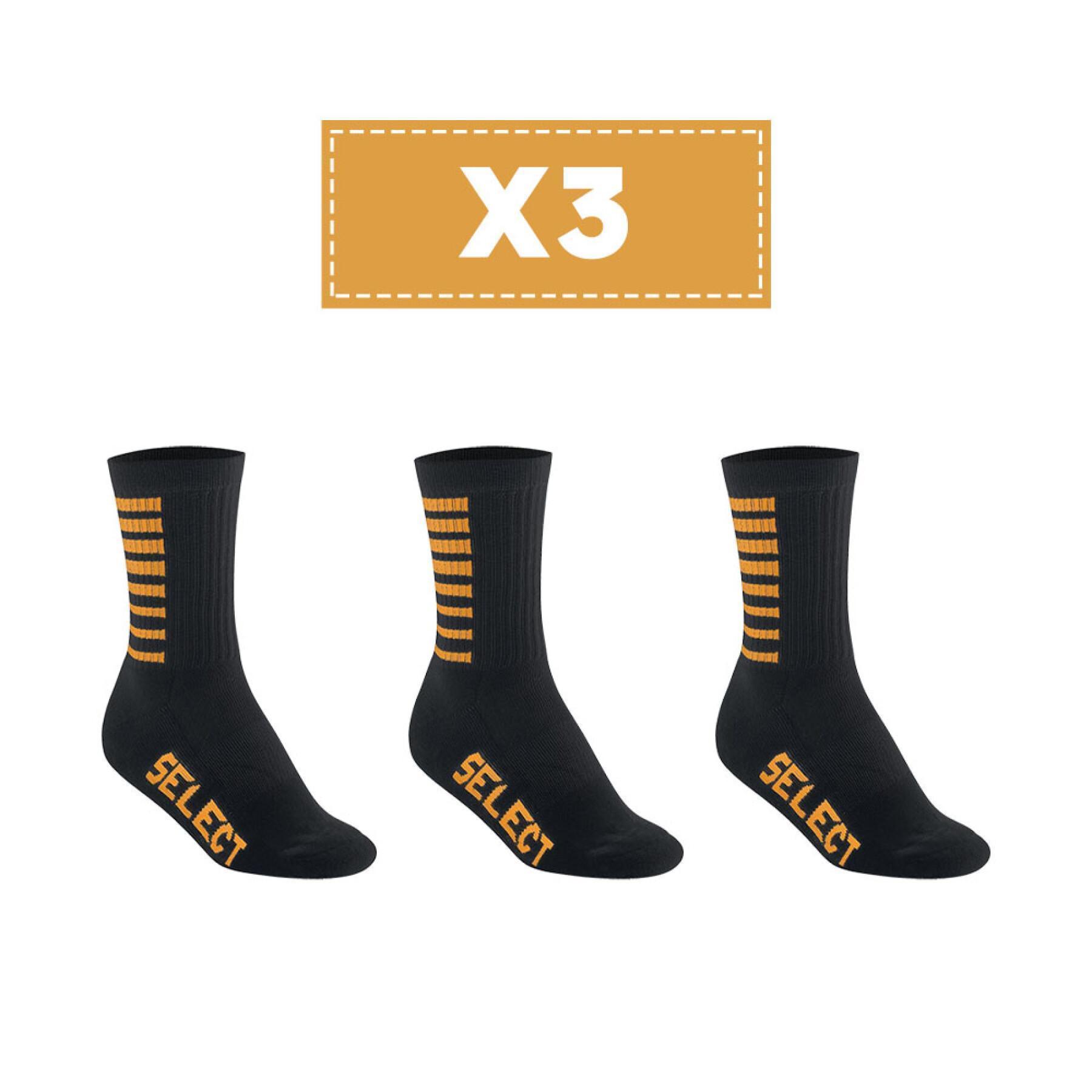 Set van 3 paar sokken Select Basic