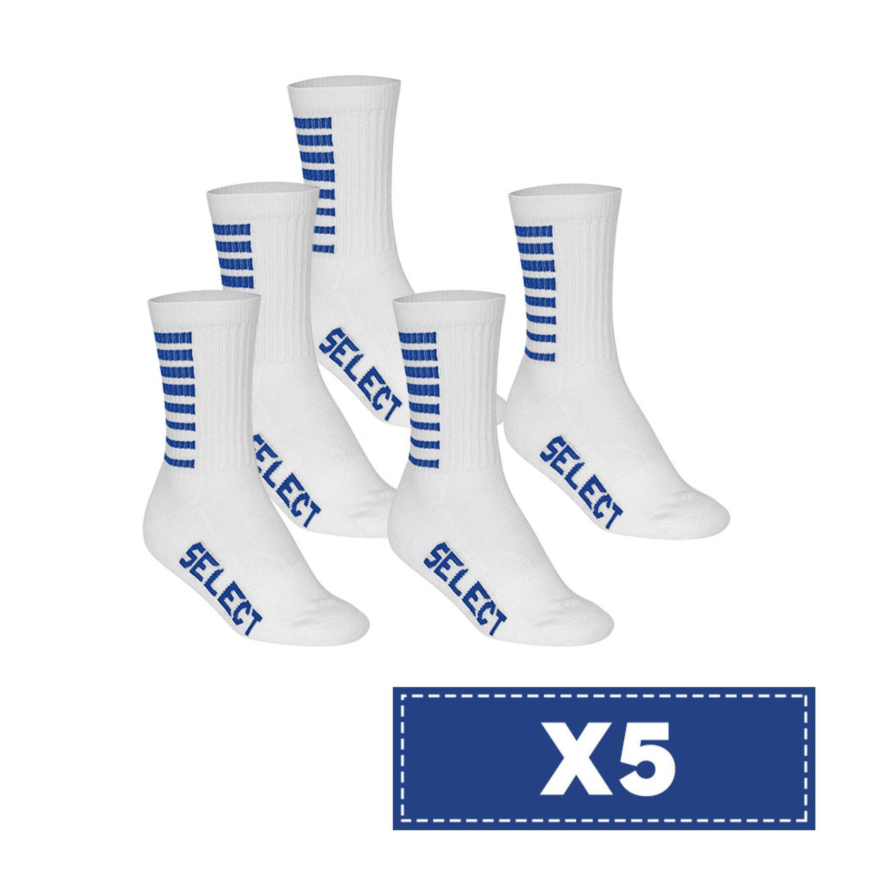 Set van 5 paar sokken Select Basic