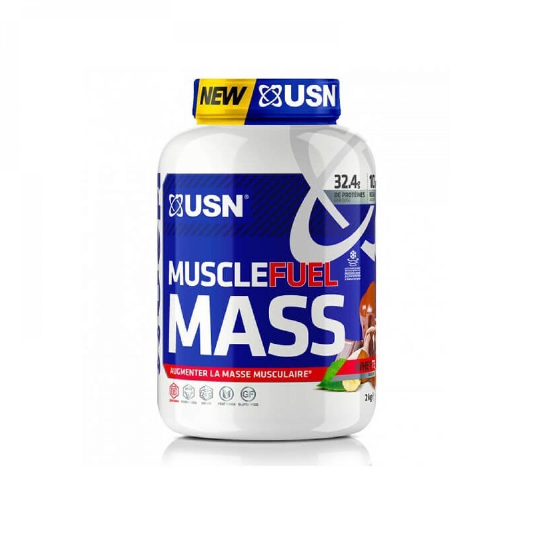 Eiwit USN Muscle Fuel Mass Gainer Vanille 750g