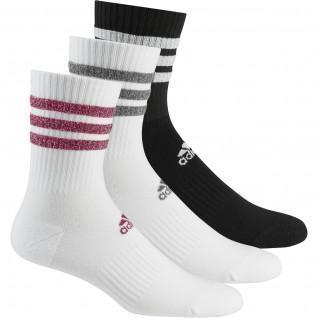 Set van 3 paar sokken adidas Glam 3-Bandes CushionedSport