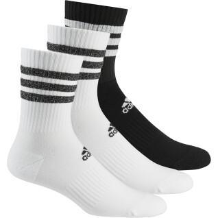 Set van 3 paar sokken adidas Glam 3-Bandes CushionedSport