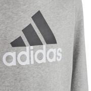 Hooded sweatshirt groot tweekleurig logo katoen kind adidas Essentials Big Logo
