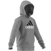 Hooded sweatshirt groot tweekleurig logo katoen kind adidas Essentials Big Logo