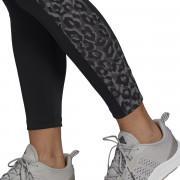 Dames legging adidas Designed To Move Aeoready Leopard Imprimé 7/8